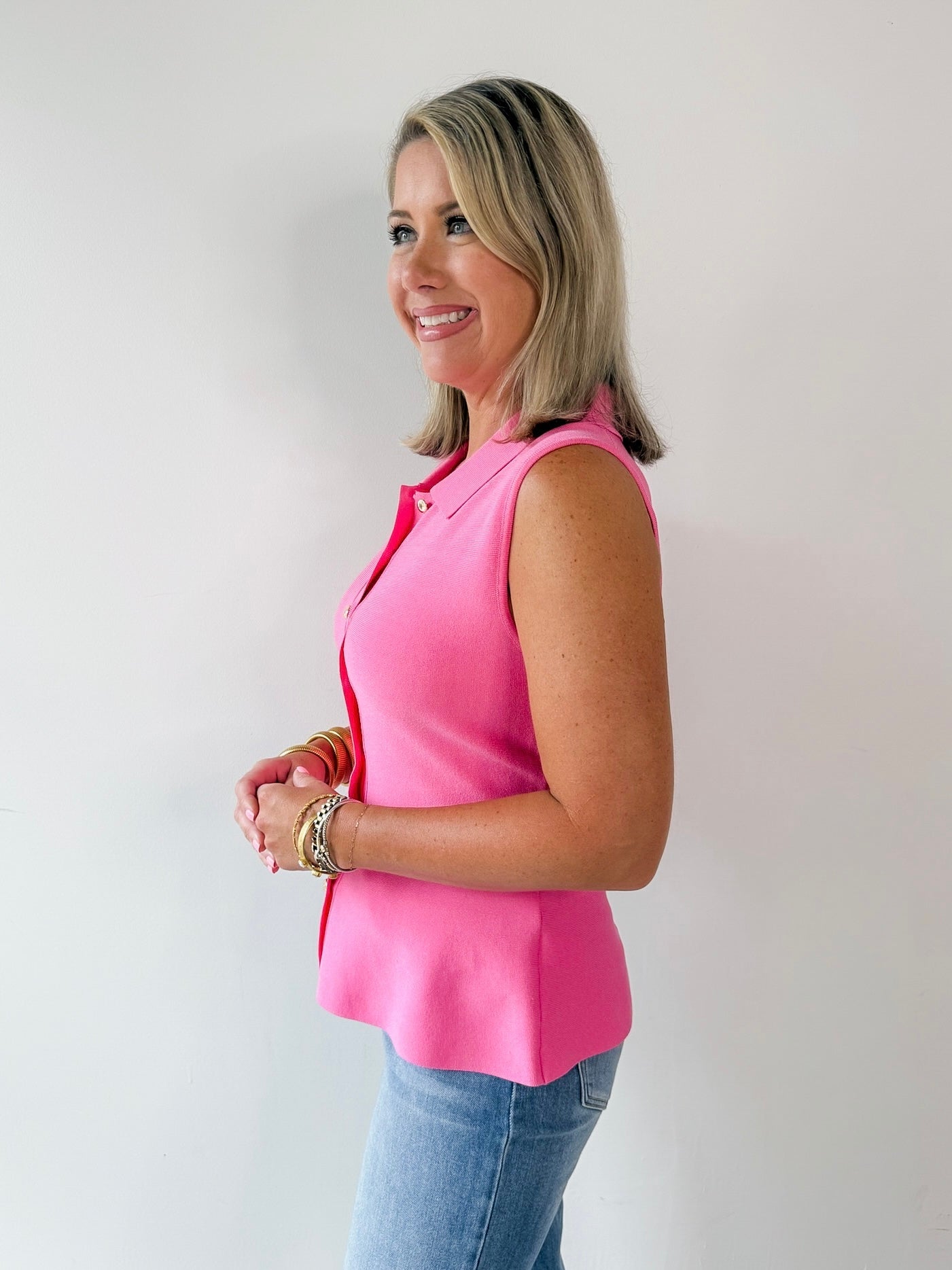 Structured Knit Top
