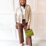 Suede Bubble Jacket