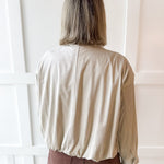 Suede Bubble Jacket
