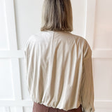 Suede Bubble Jacket