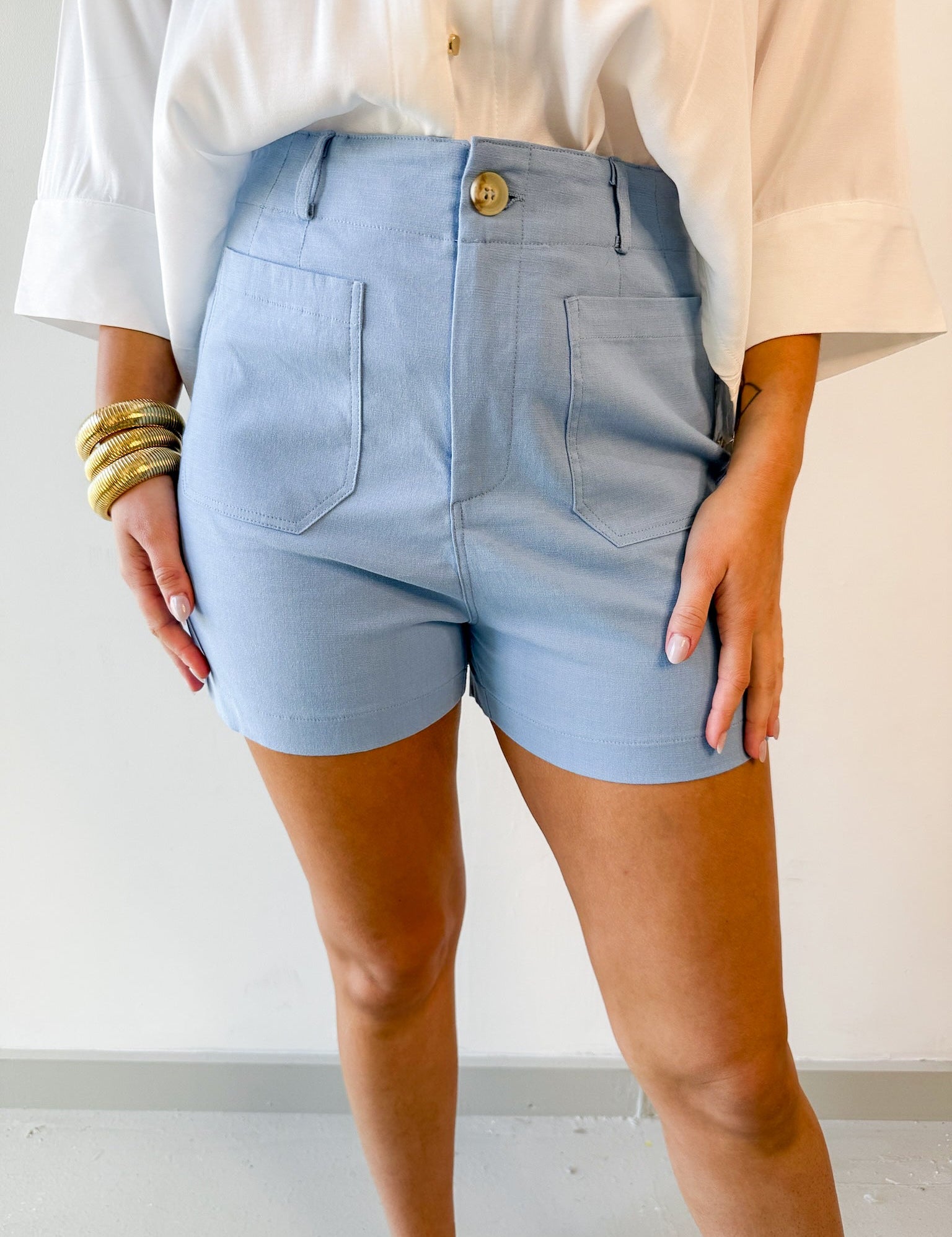 Summer Ready All Comfort Shorts - Denim Blue