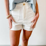 Summer Ready All Comfort Shorts - White