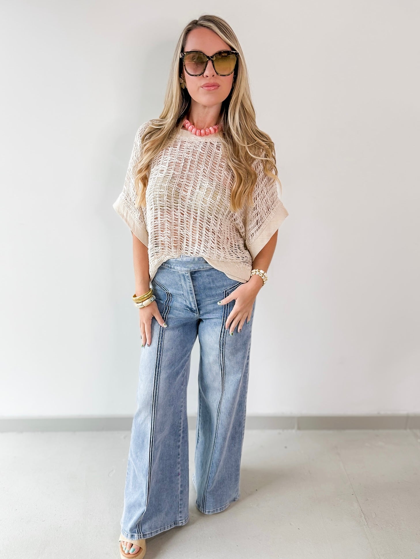 Textured Knit Top