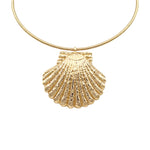 Textured Shell Wire Choker