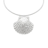 Textured Shell Wire Choker