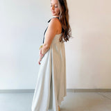 Textured Stripe Bubble Hem Dress