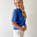 Textured Sweater Knit Top