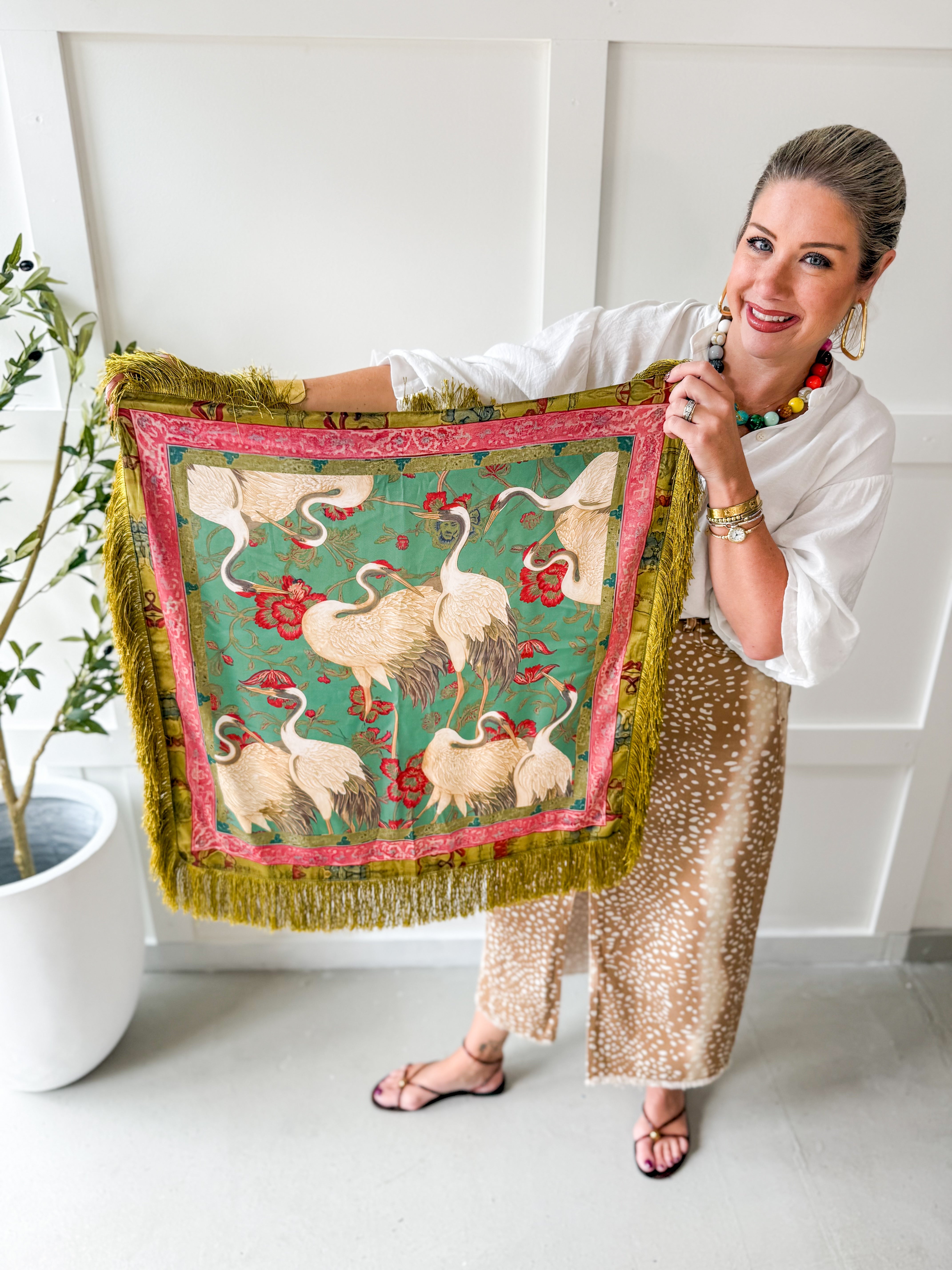 The Crane Scarf