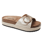 Tops Buckle Sandal - Gold