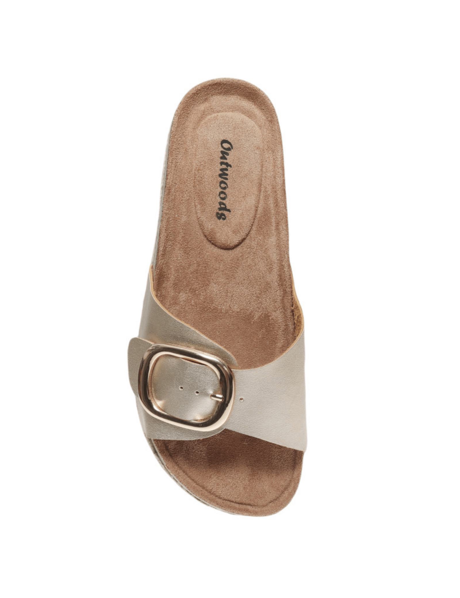 Tops Buckle Sandal - Gold