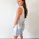 Tropical Palm Top & Shorts Set