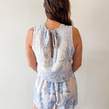 Tropical Palm Top & Shorts Set