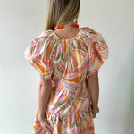 Tropical Poplin Mini Dress