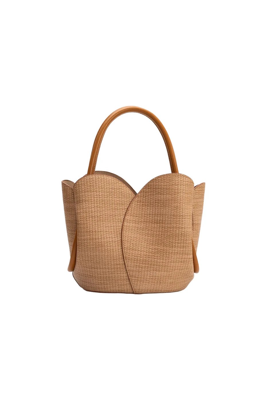 Tulip Raffia Embossed Bag