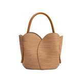 Tulip Raffia Embossed Bag