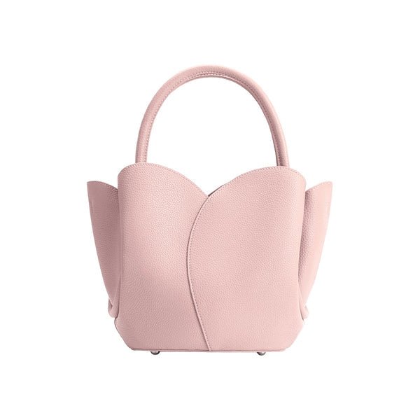 Tulip Vegan Leather Handle Bag
