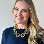 Twist Alloy Stoving Necklace