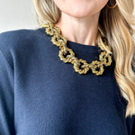 Twist Alloy Stoving Necklace