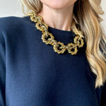 Twist Alloy Stoving Necklace