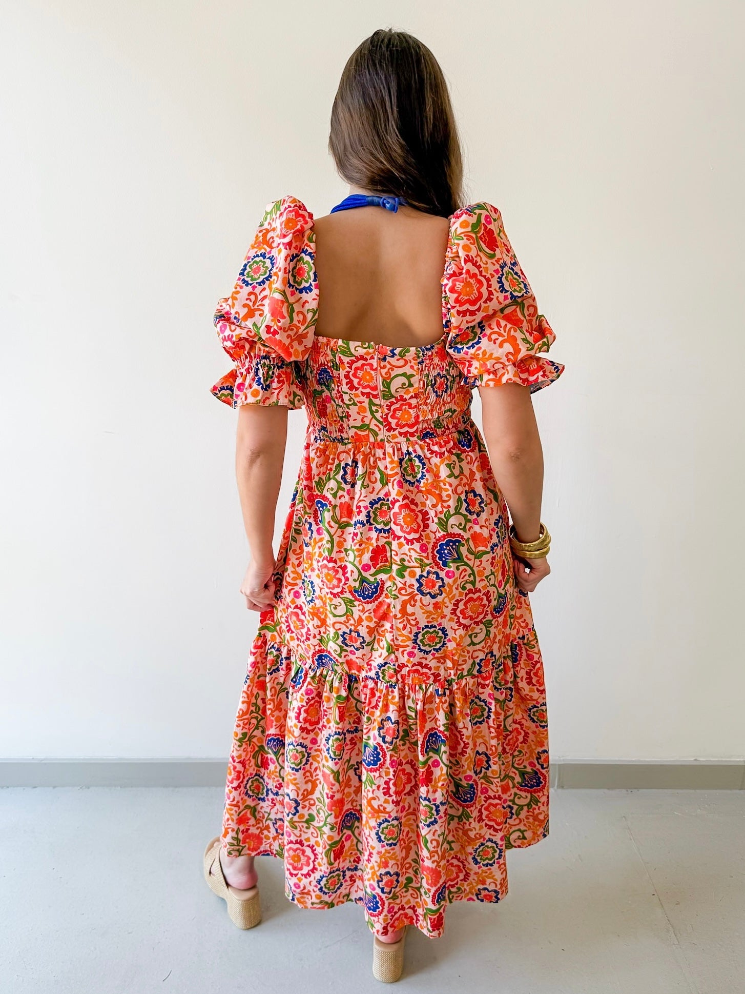 Twisted Knot Empire Waist Dress