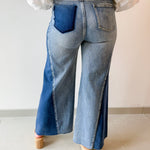 Two tone Denim Jeans