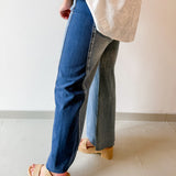 Two tone Denim Jeans