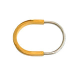 Two - Tone Gold & Silver Capsule Bangle
