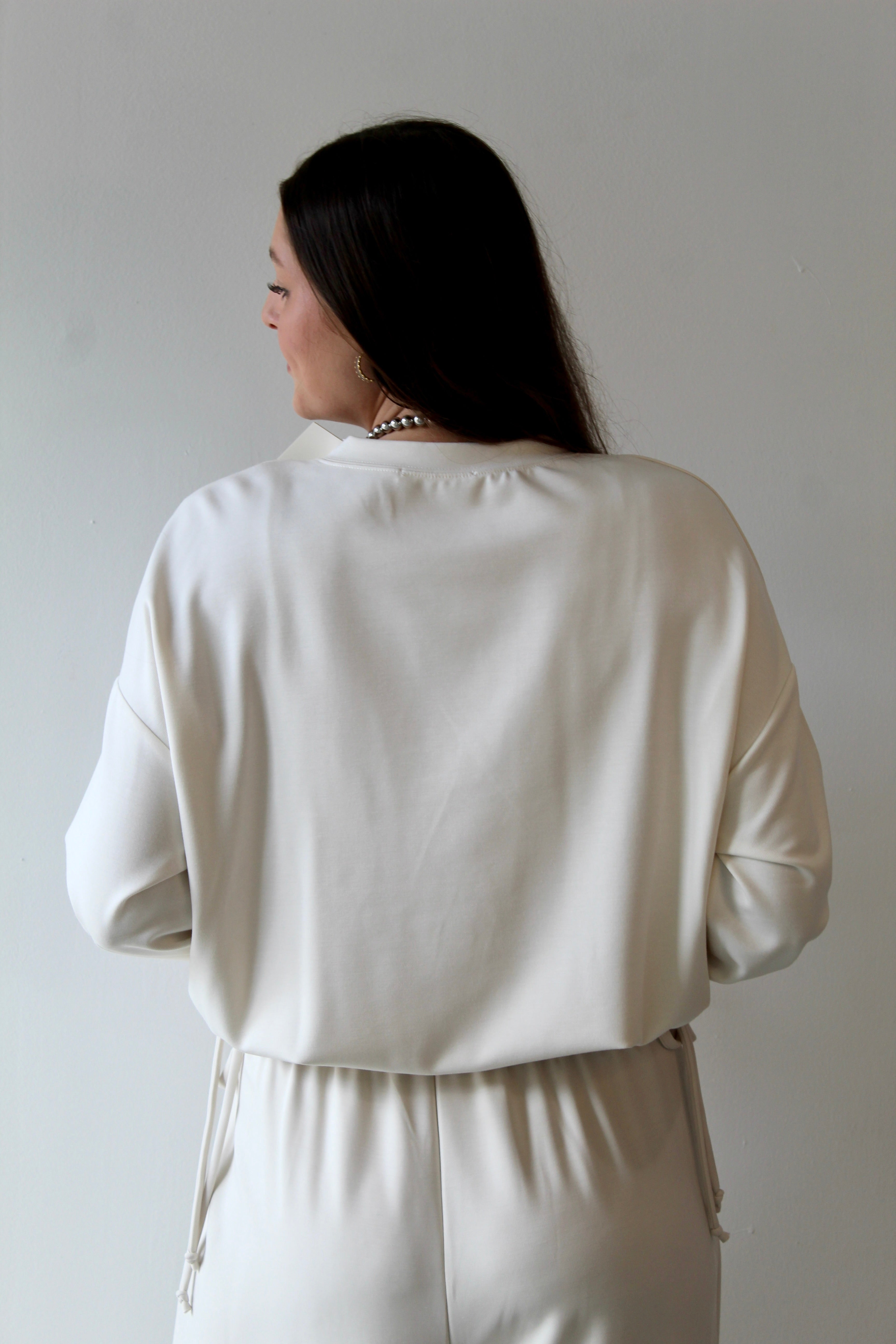 Ultimate Lounge Top and Pleated Wide Leg Pant Set