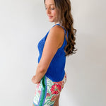 V - Neck Knitted Tank