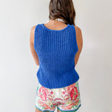 V - Neck Knitted Tank