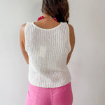 V - Neck Knitted Tank