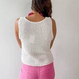 V - Neck Knitted Tank