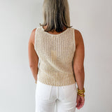 V - Neck Knitted Tank