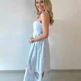 Valentines Embroidered Heart Dress