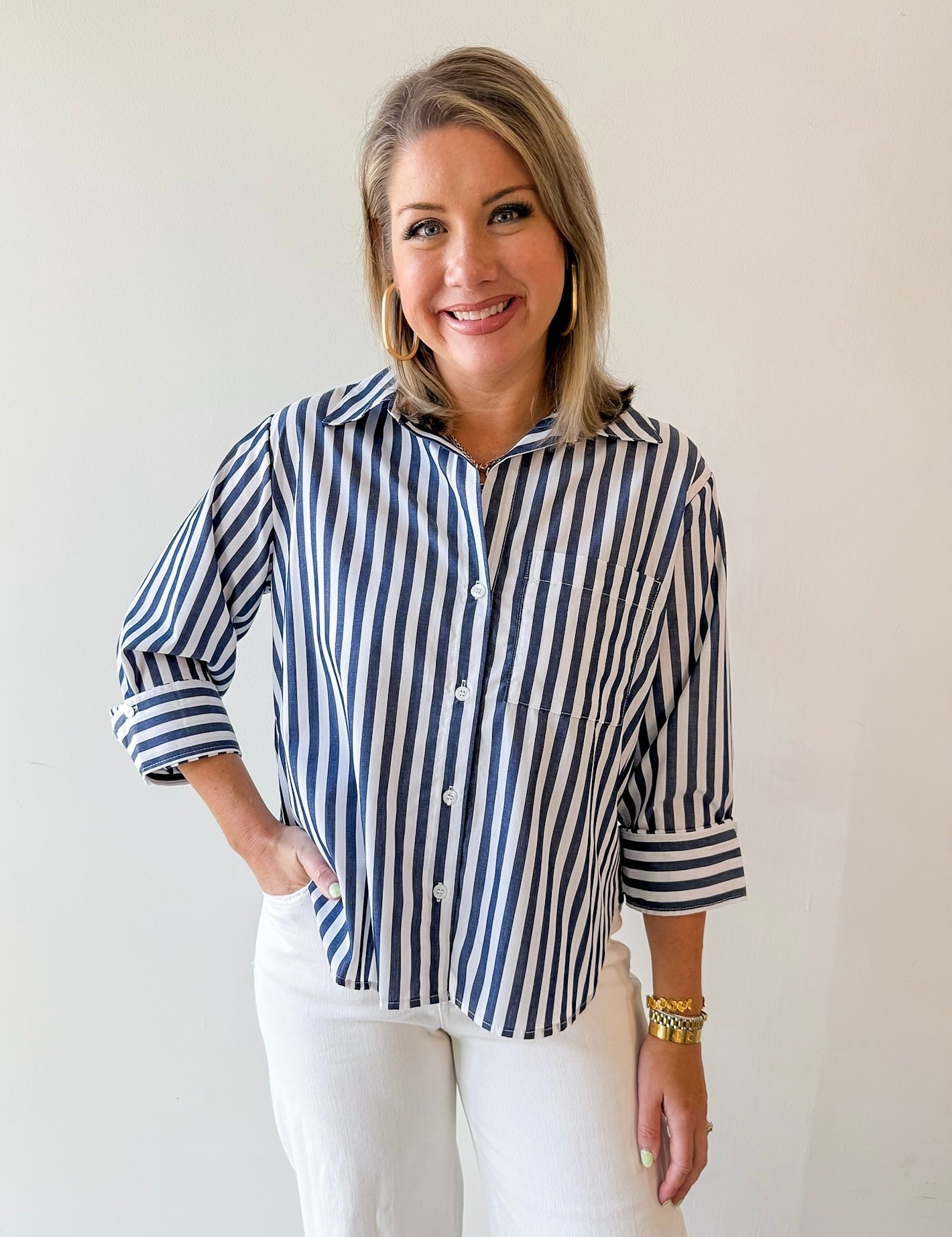 Velenga Striped Shirt