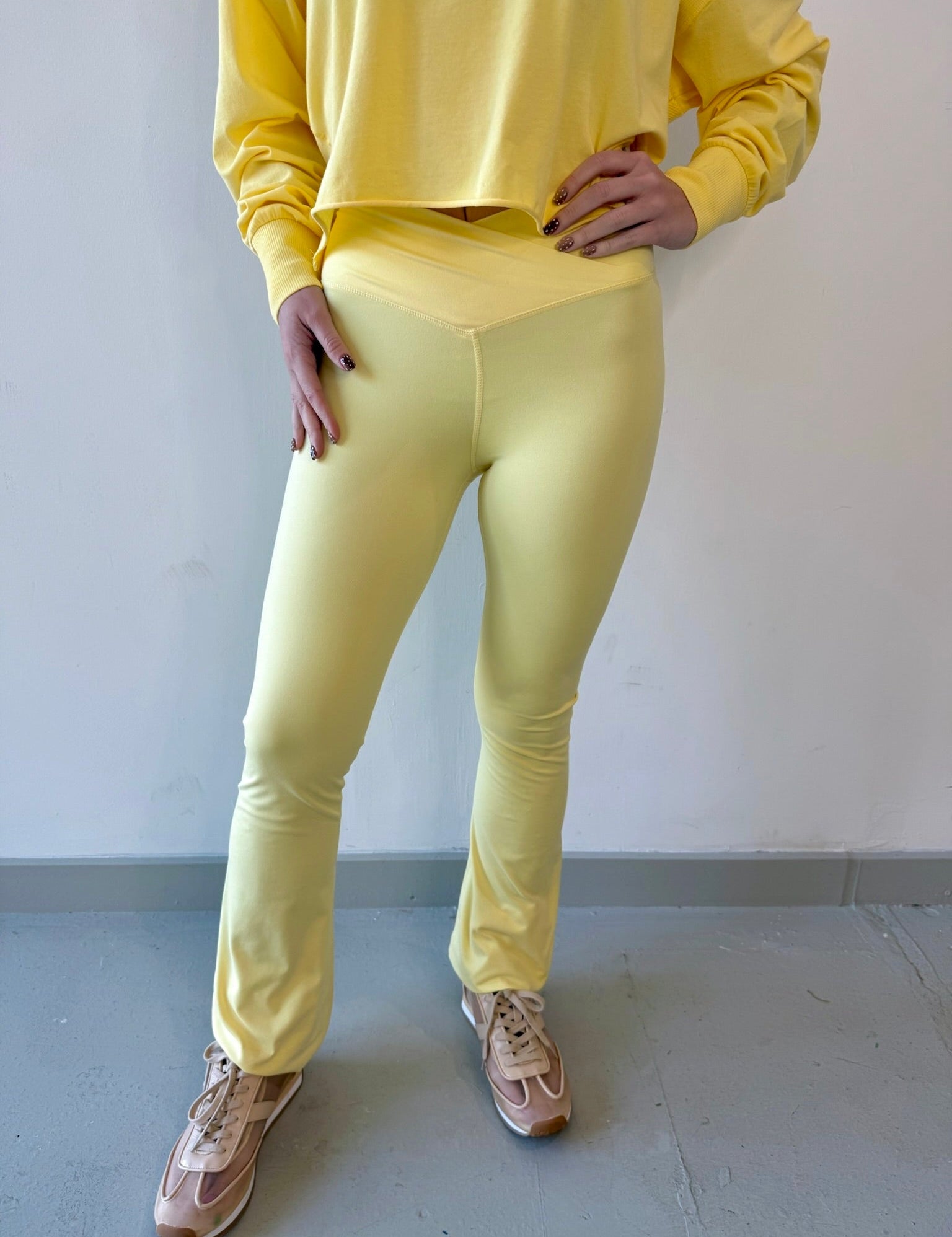 Venice Yoga Pants - Yellow Glow