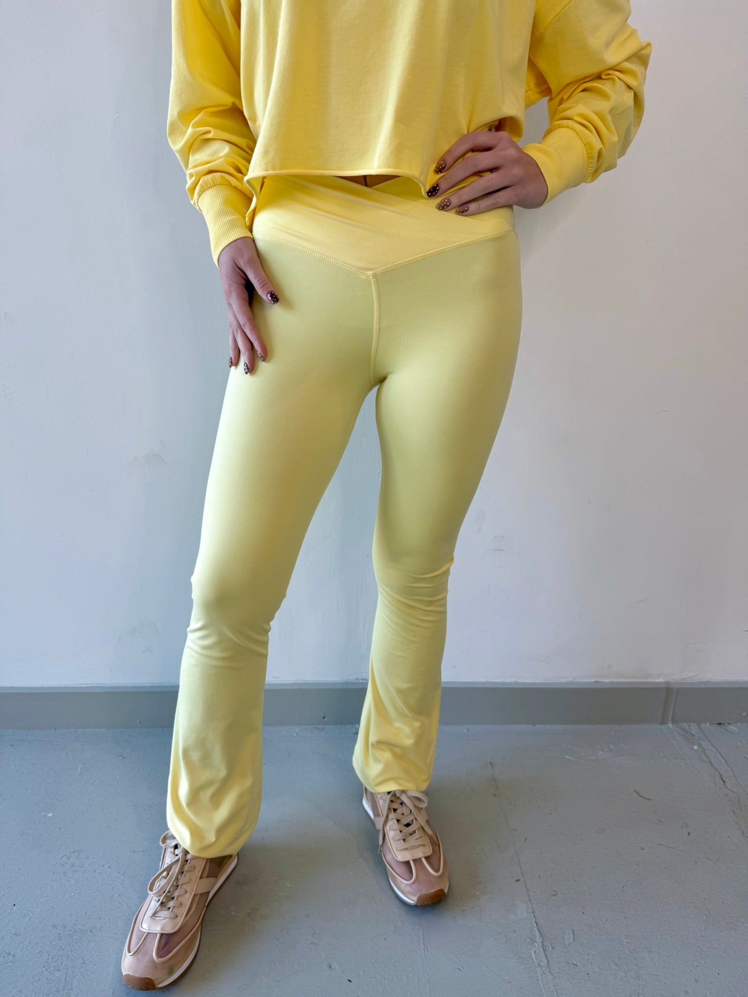 Venice Yoga Pants - Yellow Glow