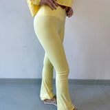 Venice Yoga Pants - Yellow Glow