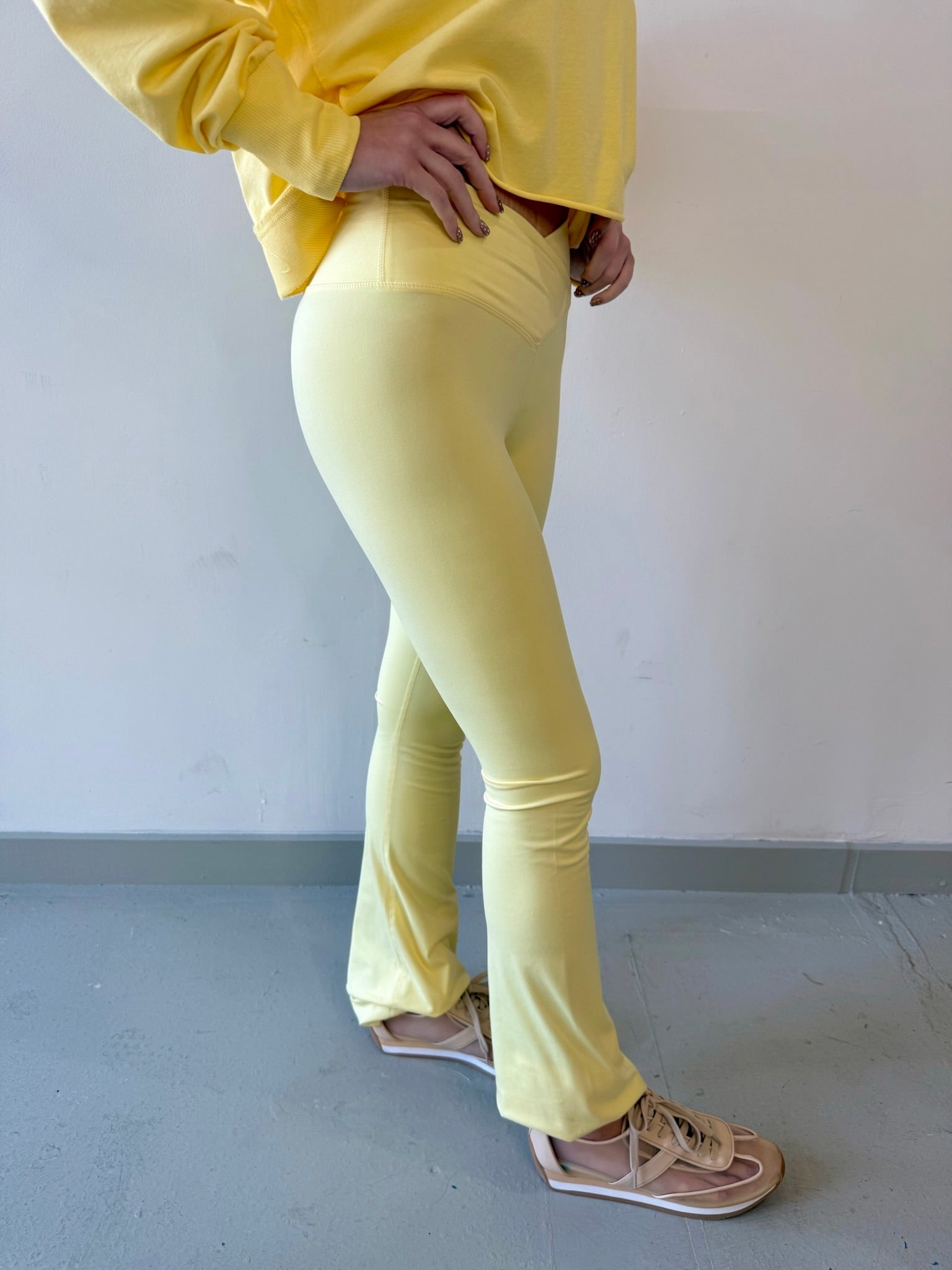 Venice Yoga Pants - Yellow Glow