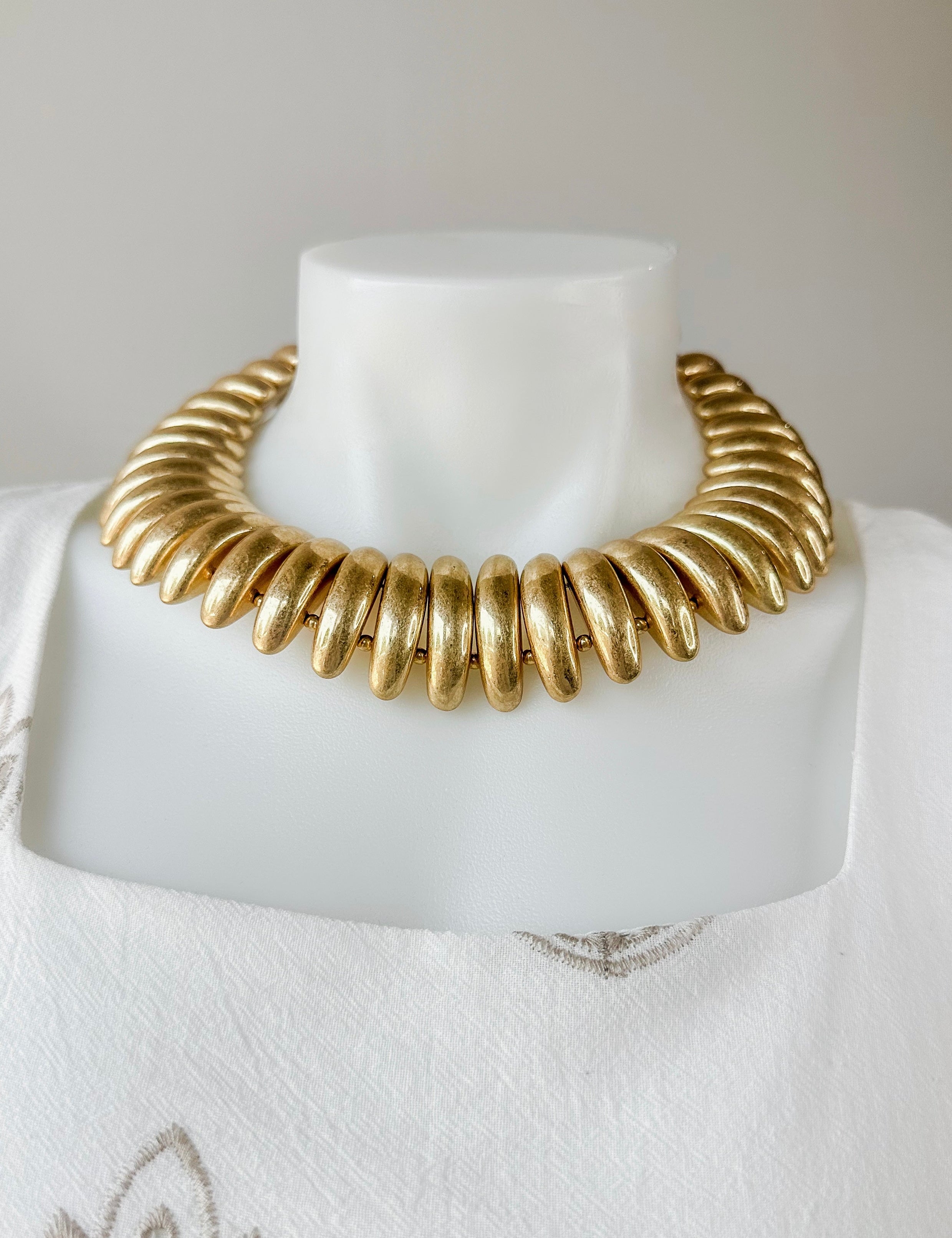 Vintage Dome Shaped Necklace