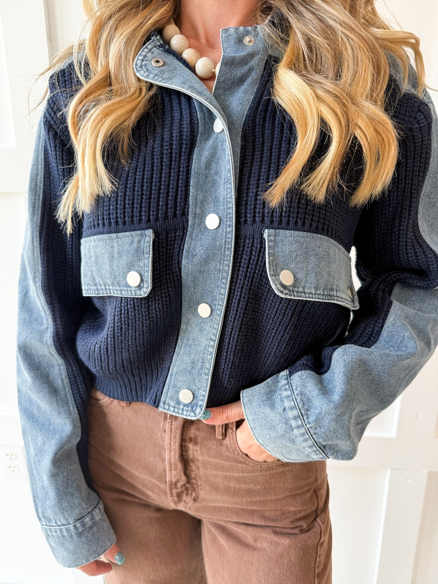 Wash Denim Jacket - Midnight