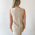 Wavy Contrast Color Block Dress