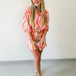 Wavy Stripe Romper