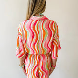Wavy Stripe Romper