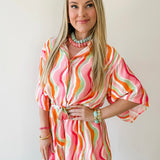 Wavy Stripe Romper