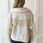 Western Fringe Jacket - Bone