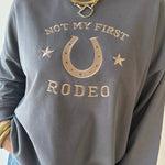 Western Not My First Rodeo Sweater