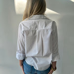 White Button Down Top