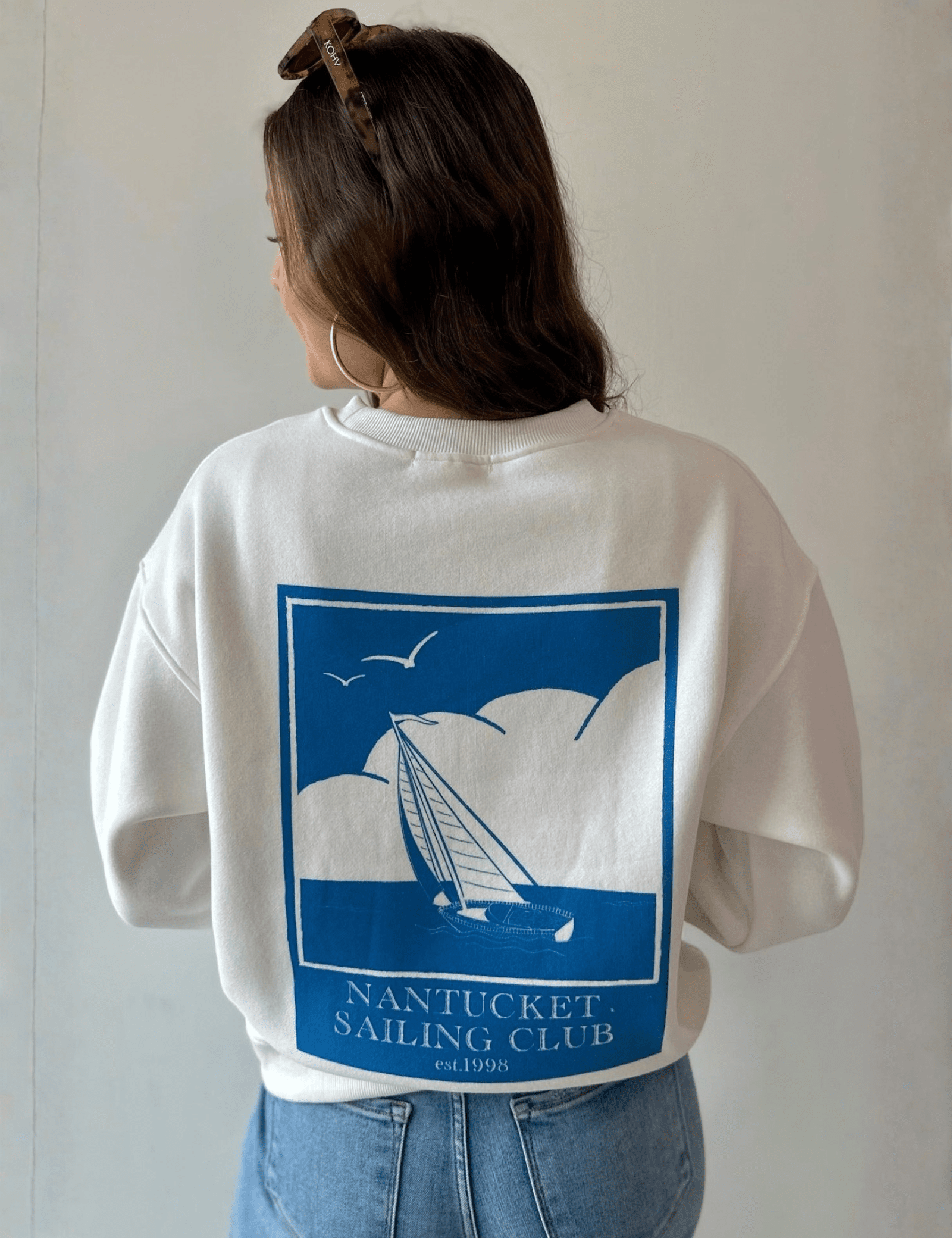 White Nantucket Sweatshirt