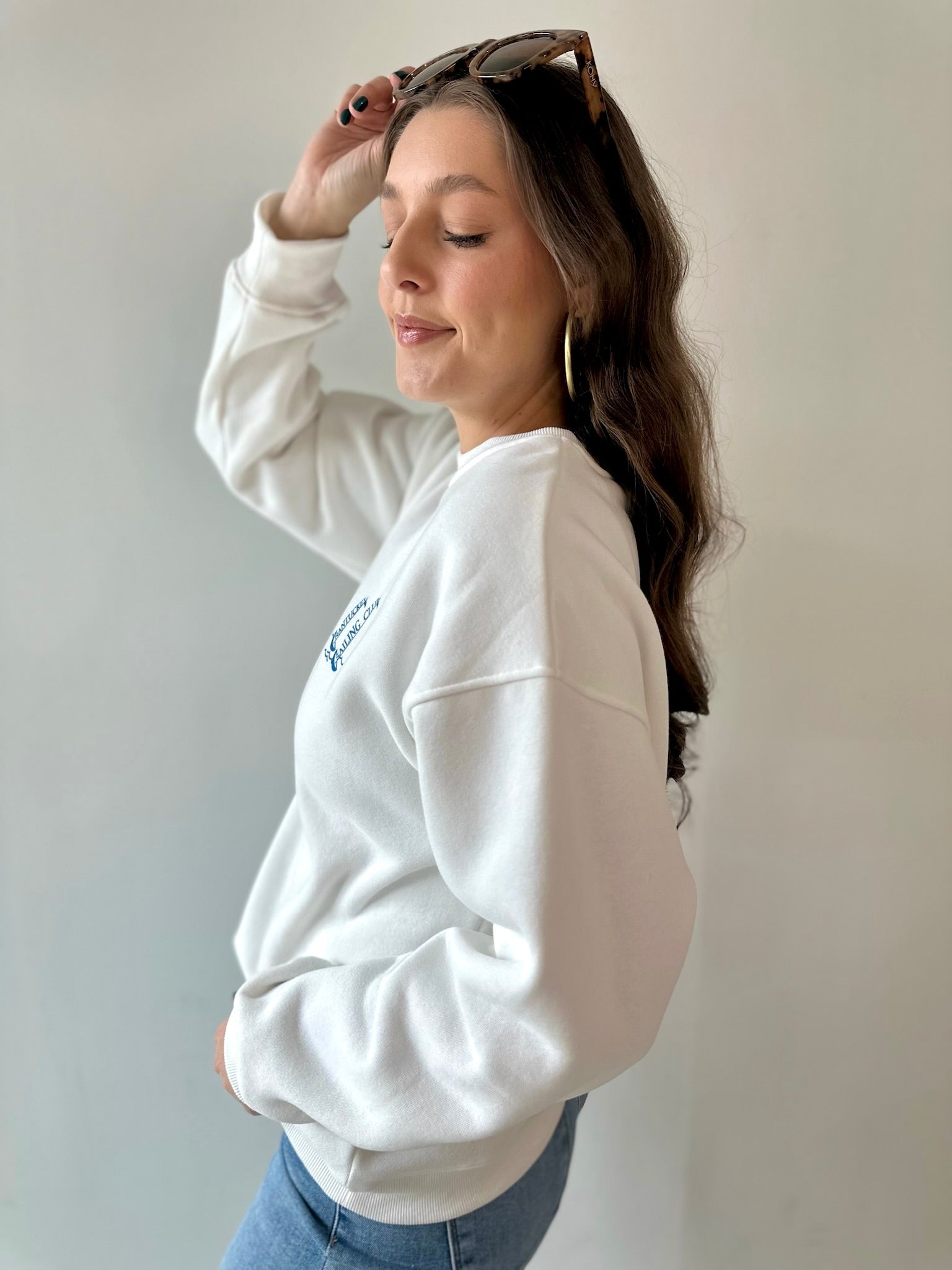 White Nantucket Sweatshirt
